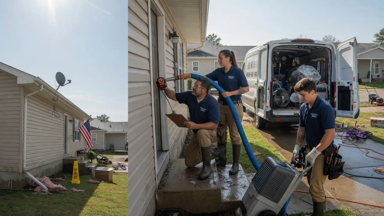 Ceiling Water Damage Restoration in Highmore, SD near me